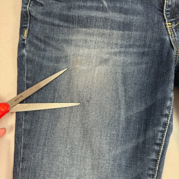 Decree Jeans Womens Juniors 15 Dark Blue Super Skinny Mid Rise - Picture 10 of 10